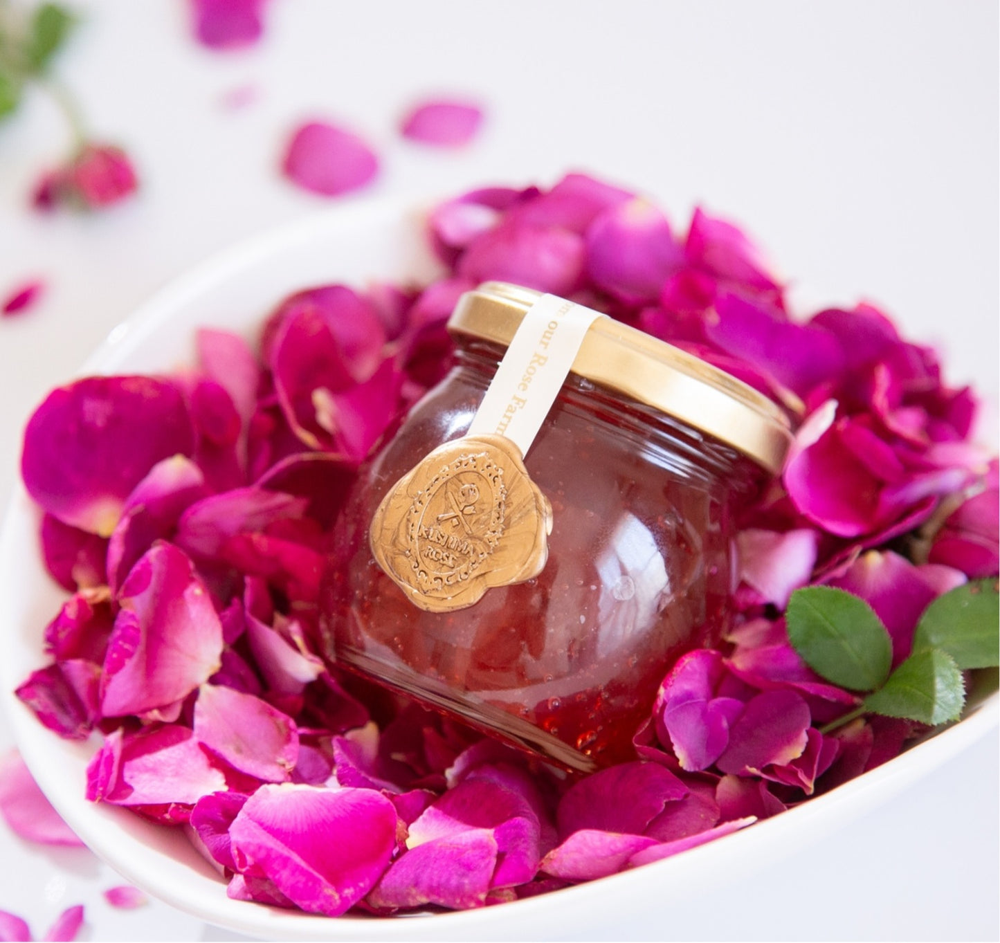 Fragrant rose jam