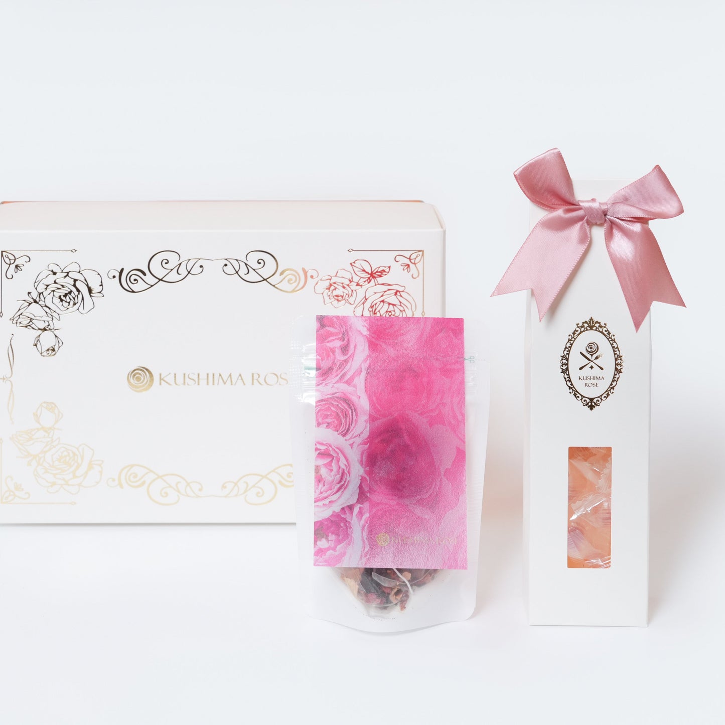 ～GIFT～ ローズキャンディbox ＆お茶