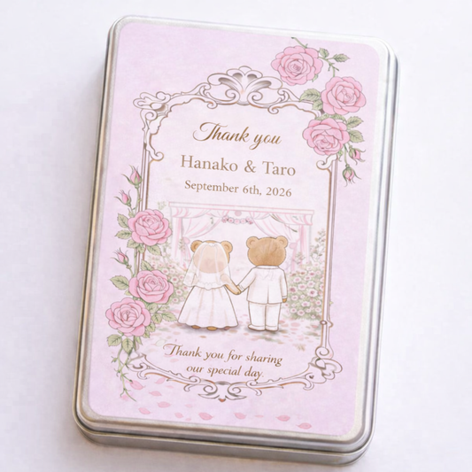 【名入れ対応】ローズコフレ 記念日オリジナルパッケージ